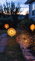 Solar Mandala Garden Lights